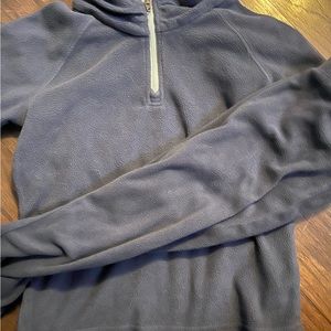 Kids Columbia fleece a half zip sweater and fleece pants to match